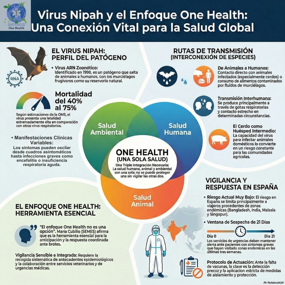 La importancia del enfoque One Health tras la detección de dos casos de virus Nipah en India