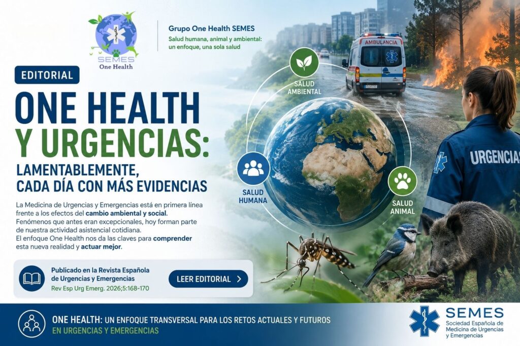 One Health y Urgencias: lamentablemente, cada día con más evidencias